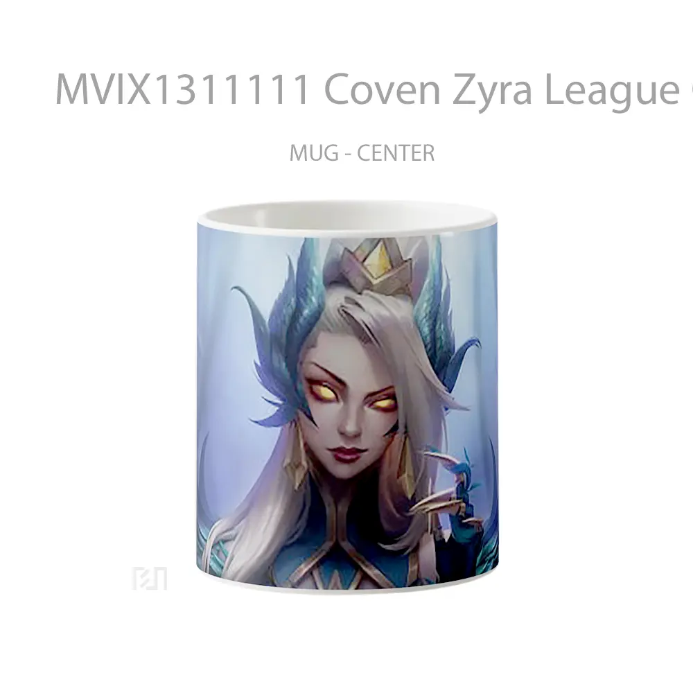 Mug Coven Zyra League Of Legends Art Cangkir Gamer