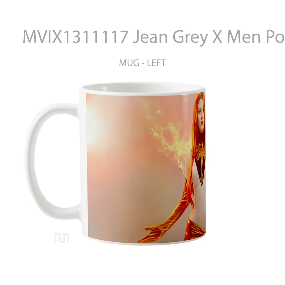 Mug Jean Grey X Men Powers Cosplay Gelas Keramik Unik - All-side / Desain