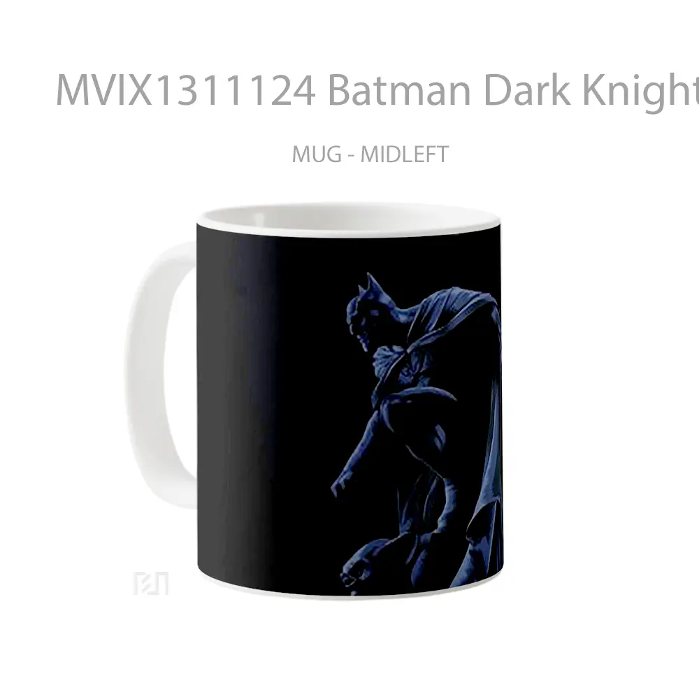 Mug Batman Dark Knight Illustration Gelas Superhero - All-side / Desain