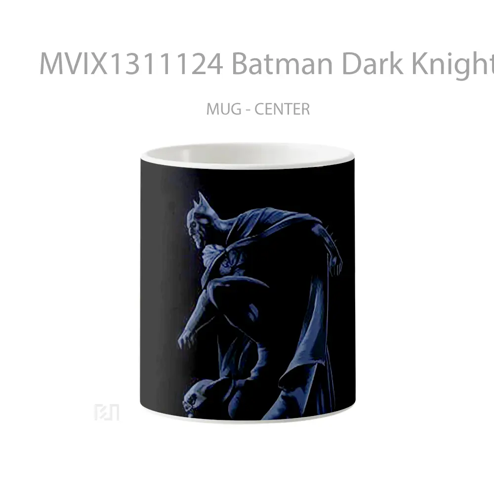 Mug Batman Dark Knight Illustration Gelas Superhero