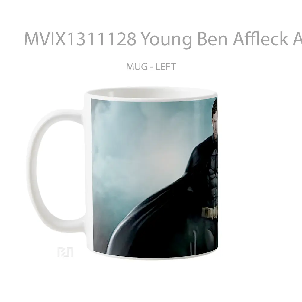 Mug Young Ben Affleck As Batman Gelas Superhero - All-side / Desain