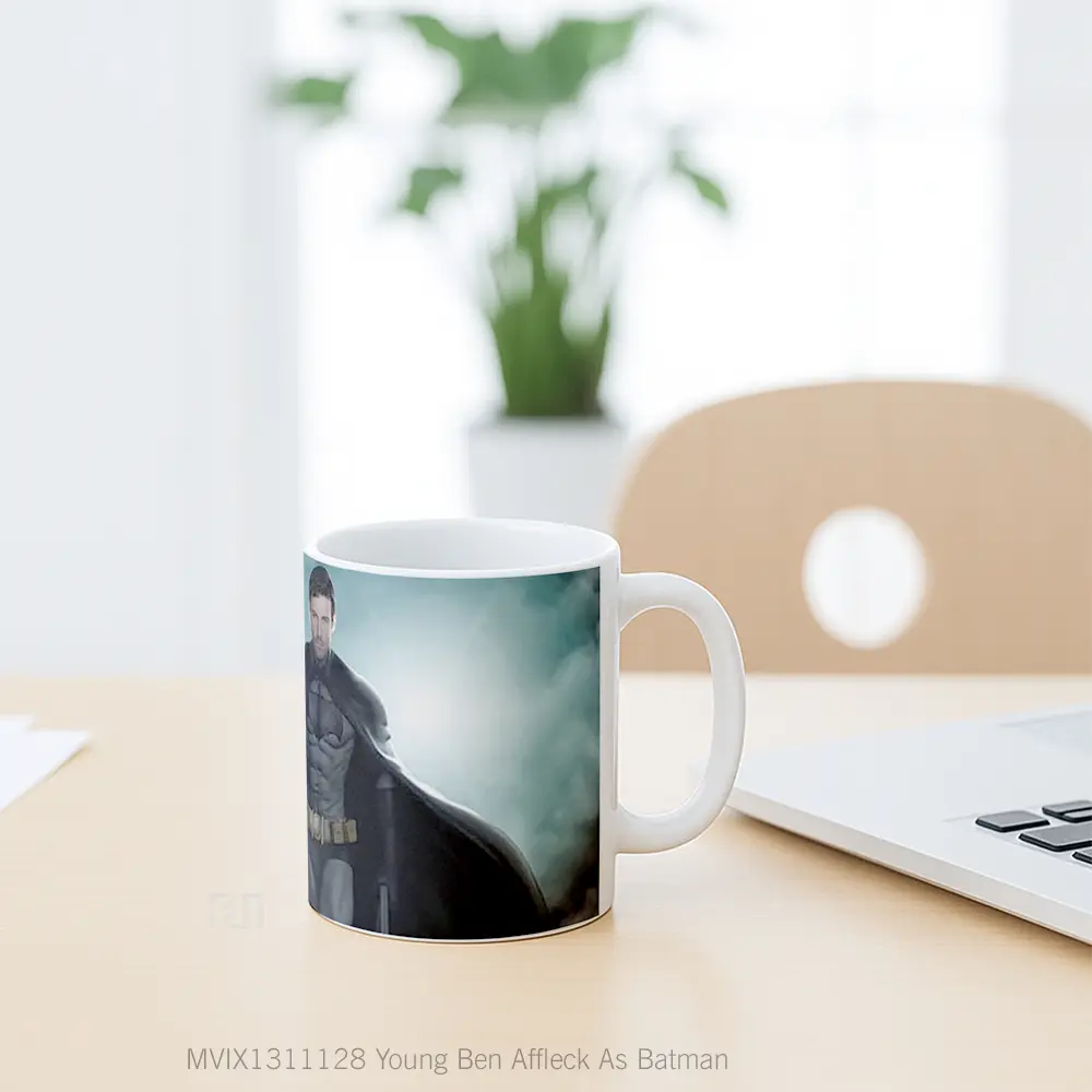 Mug Young Ben Affleck As Batman Gelas Superhero - All-side / Desain