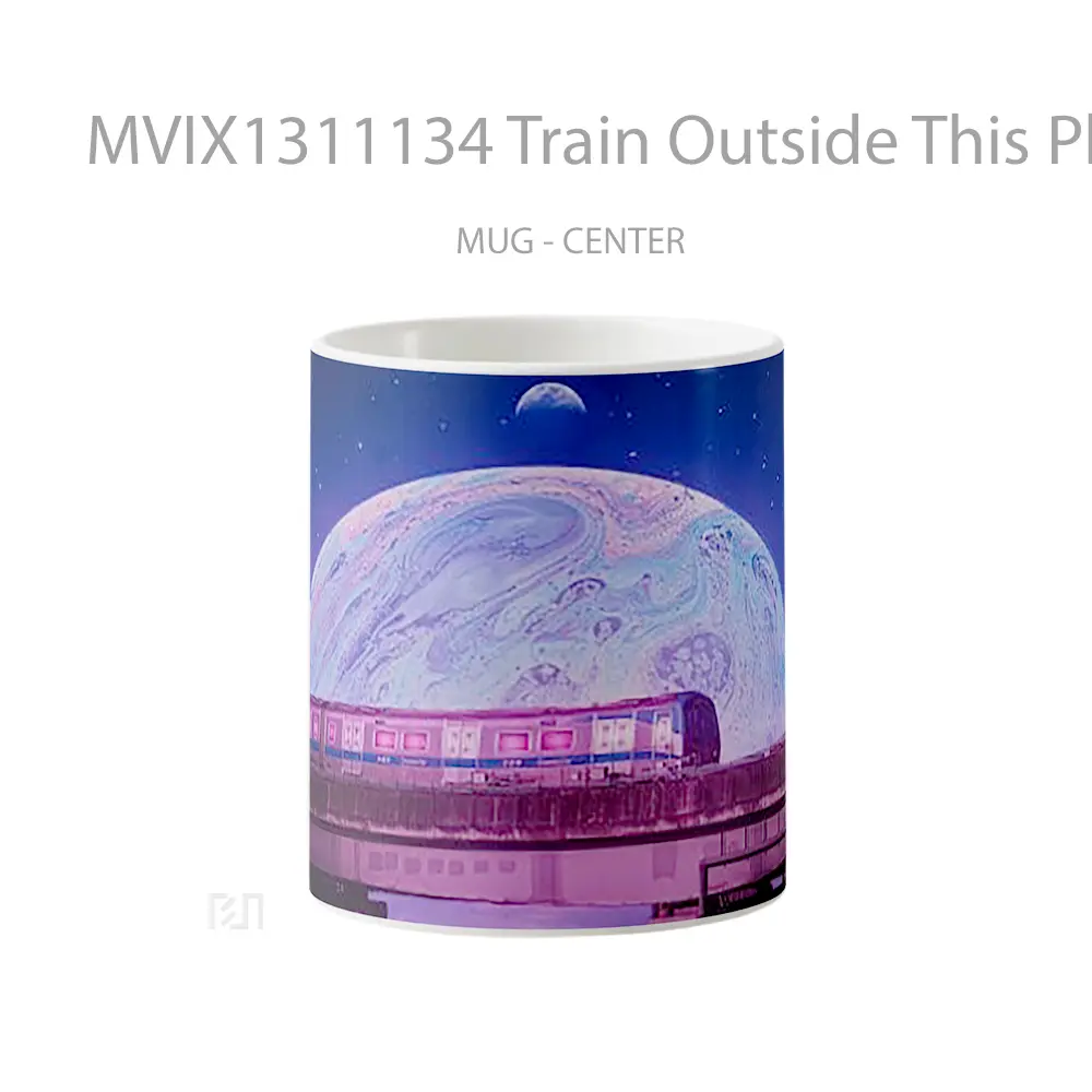 Mug Train Outside This Planet Gelas Astronomi