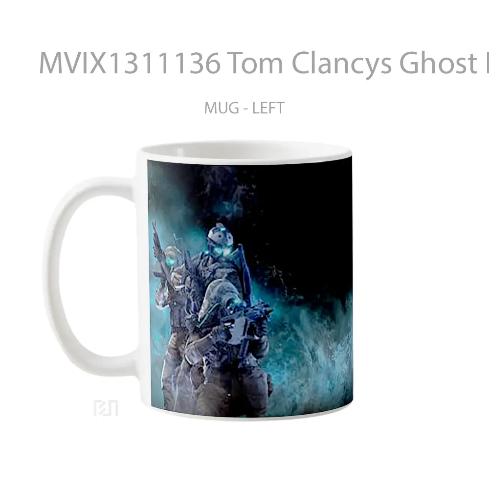 Mug Tom Clancys Ghost Recon Gelas Keramik Unik - All-side / Desain