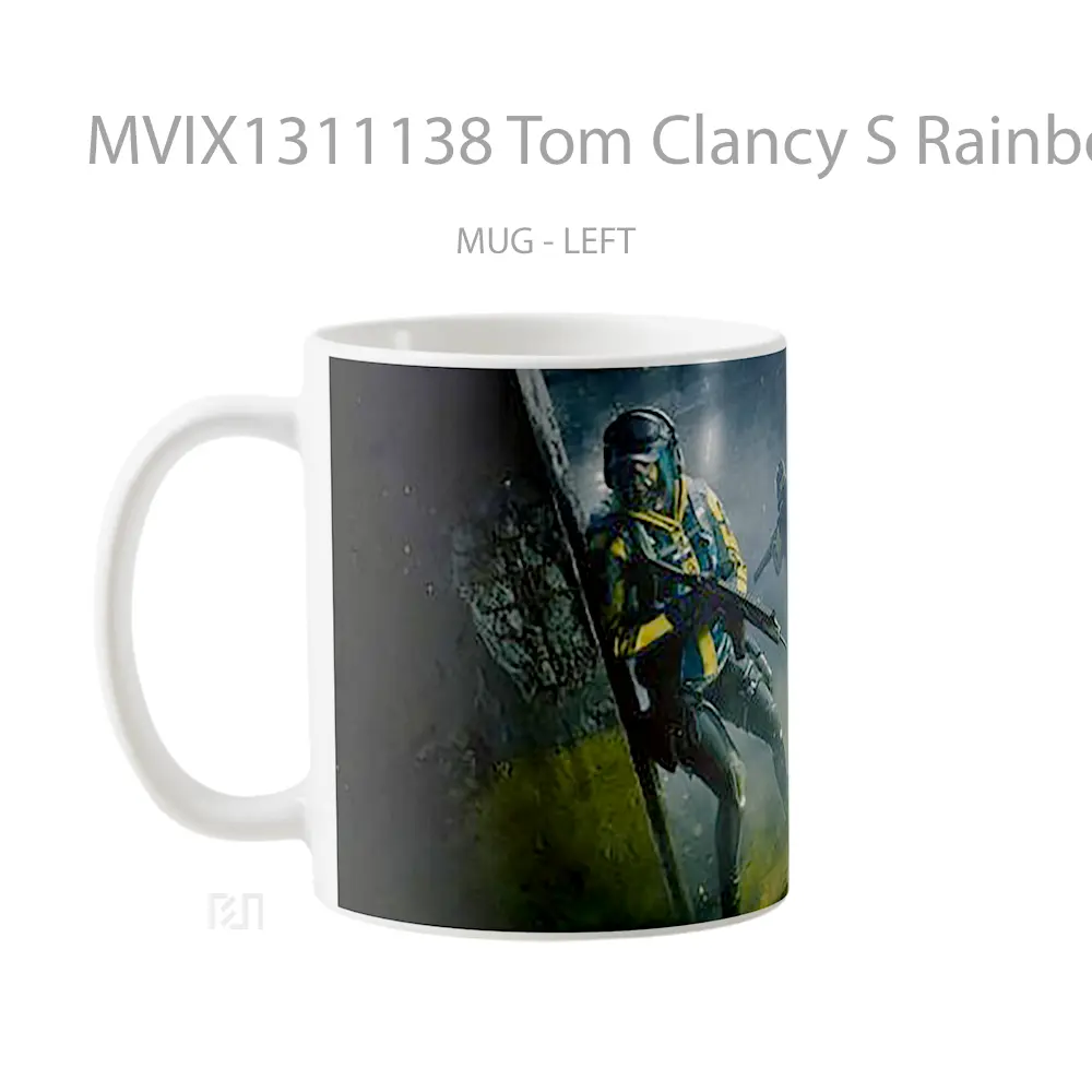 Mug Tom Clancy S Rainbow Six Extraction 2021 Gelas Keramik Unik - All-side / Desain