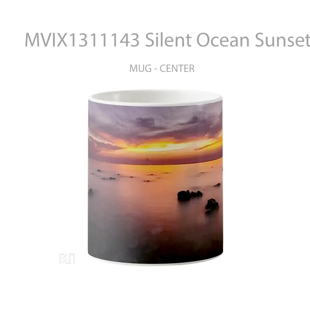 Mug Silent Ocean Sunset Gelas Pemandangan Alam