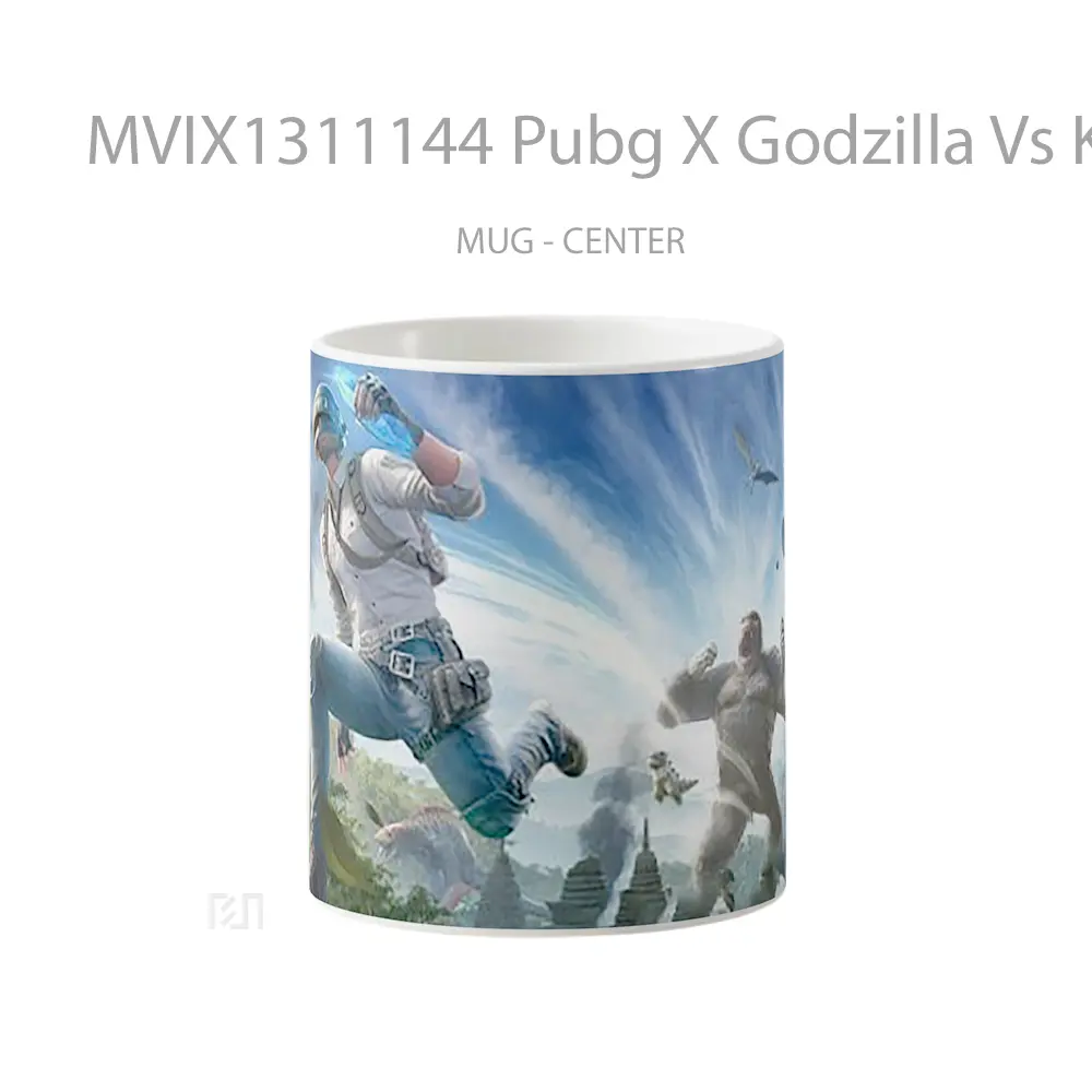 Mug Pubg X Godzilla Vs Kong Cangkir Gamer