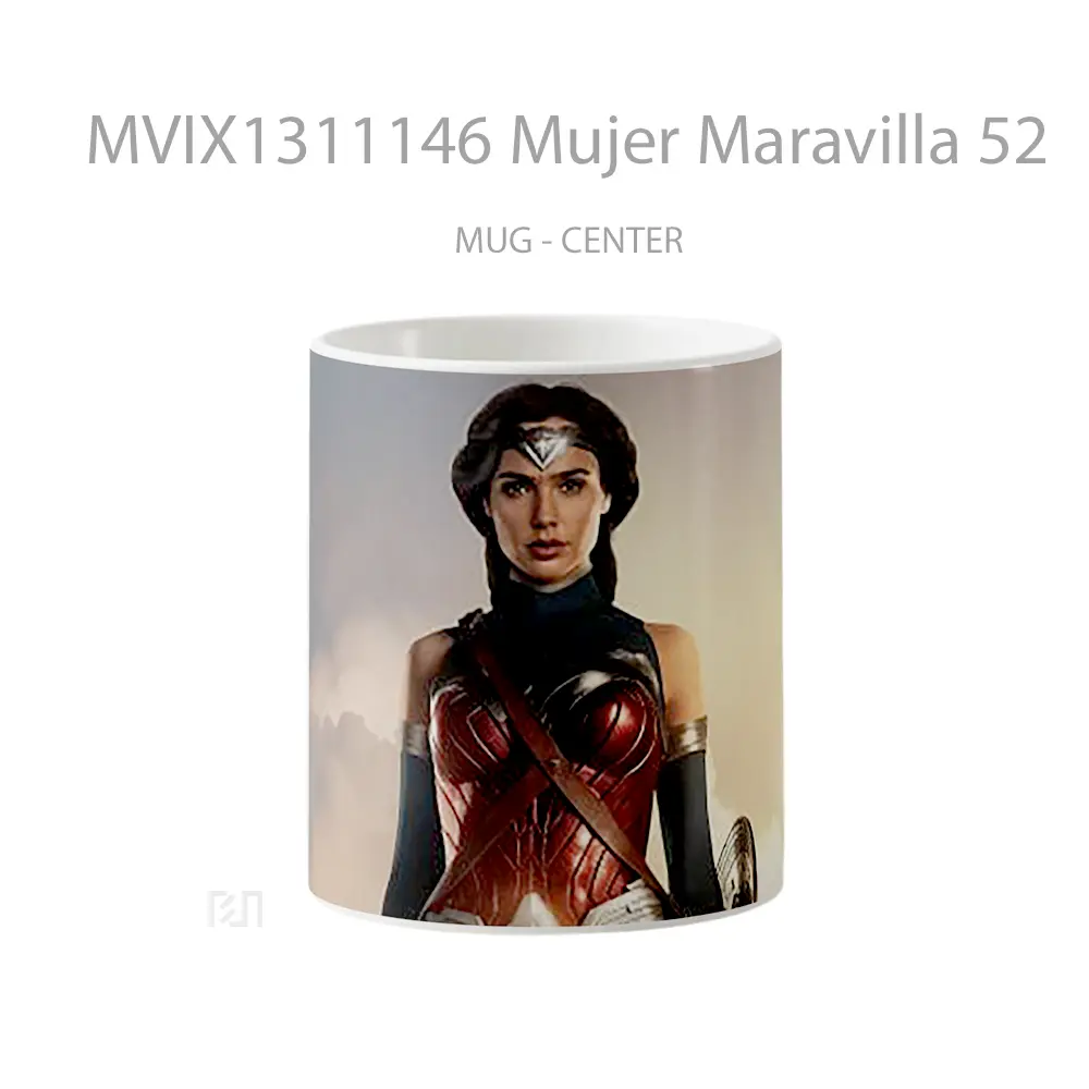 Mug Mujer Maravilla 52 Gelas Keramik Unik