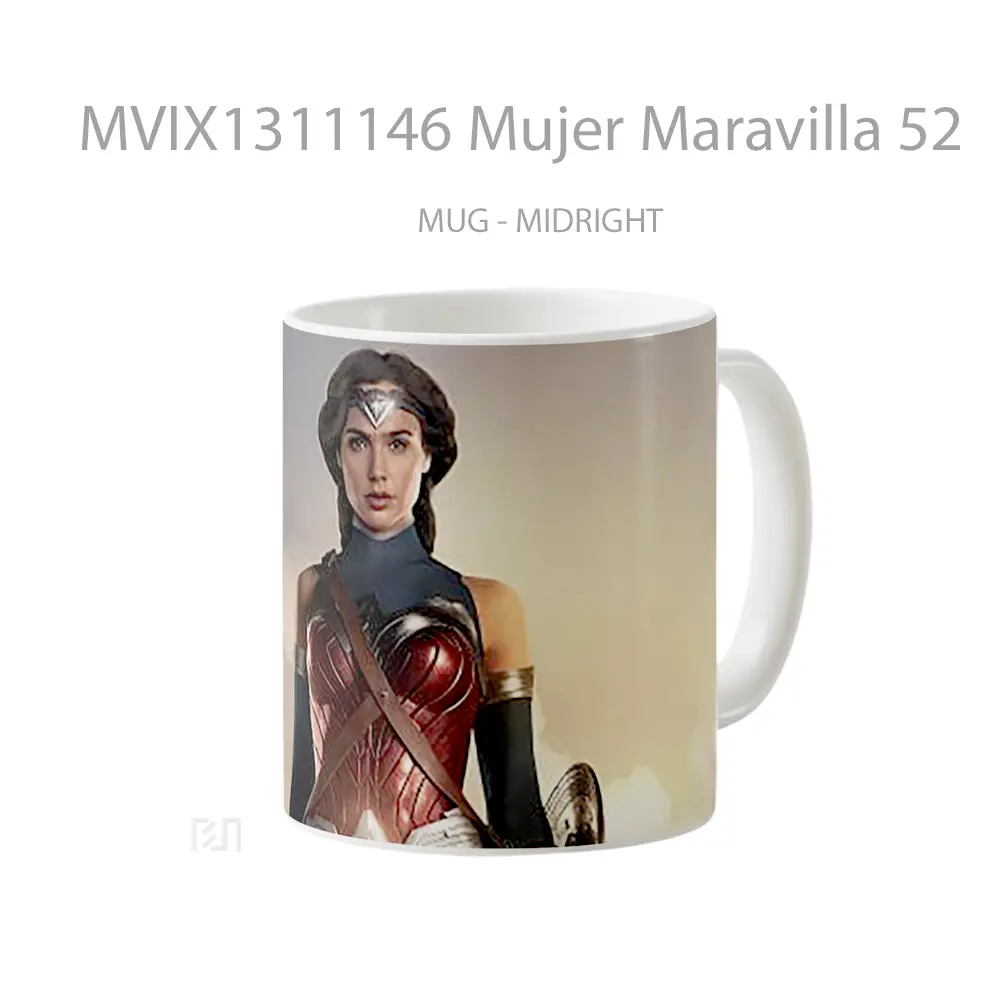 Mug Mujer Maravilla 52 Gelas Keramik Unik - All-side / Desain