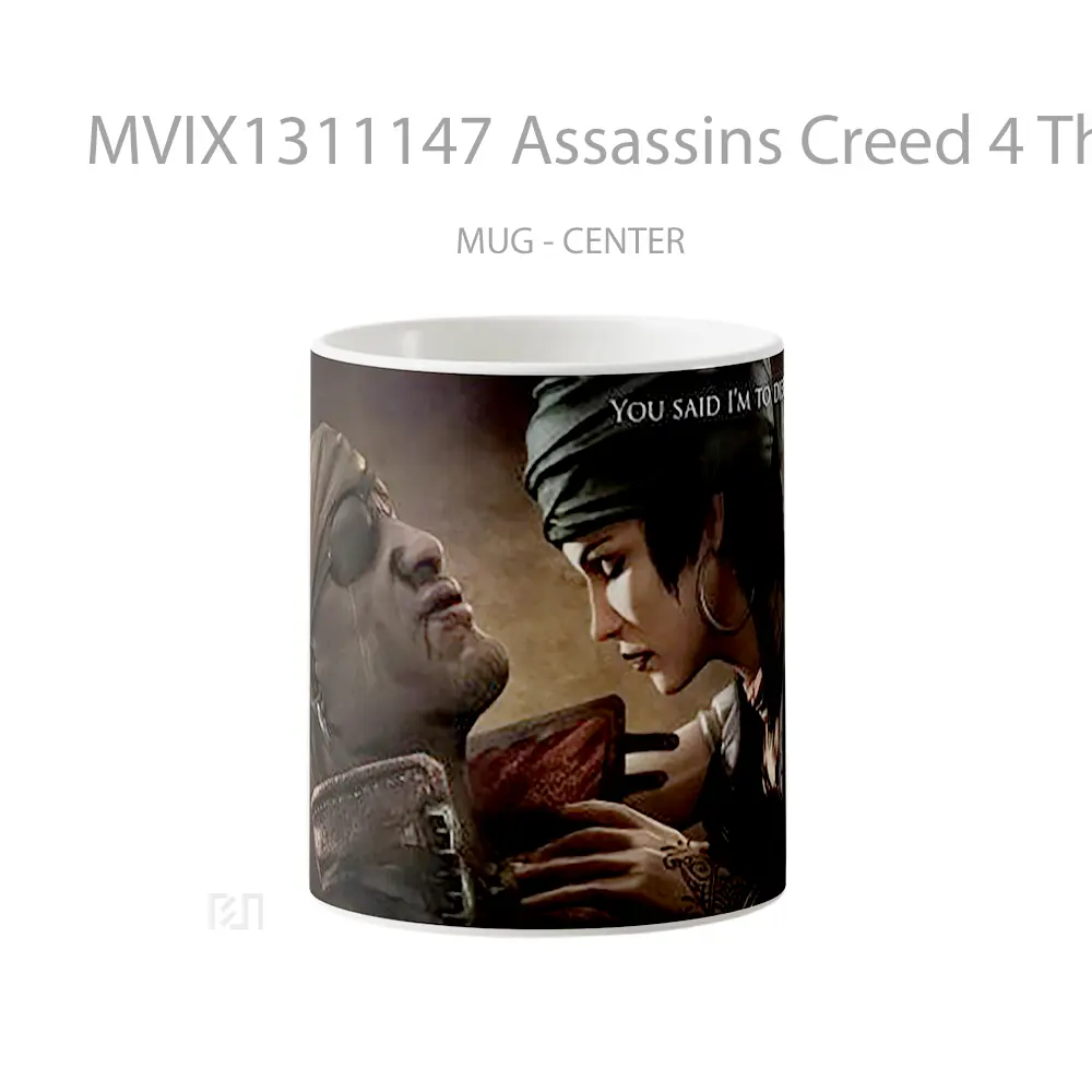 Mug Assassins Creed 4 The Rebel Cangkir Gamer