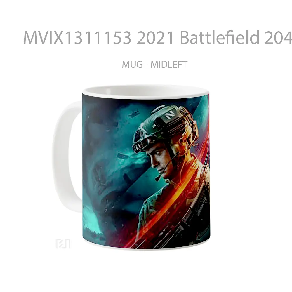 Mug 2021 Battlefield 2042 Gelas Keramik Unik - All-side / Desain