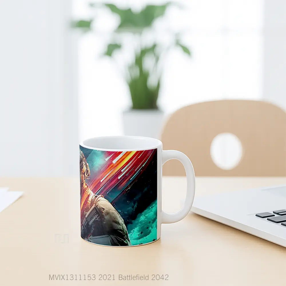 Mug 2021 Battlefield 2042 Gelas Keramik Unik - All-side / Desain