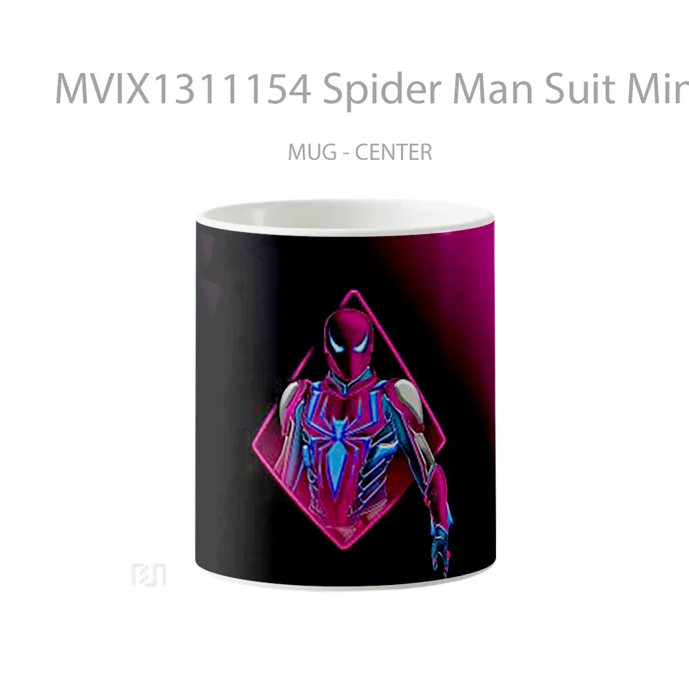 Mug Spider Man Suit Minimal Gelas Superhero