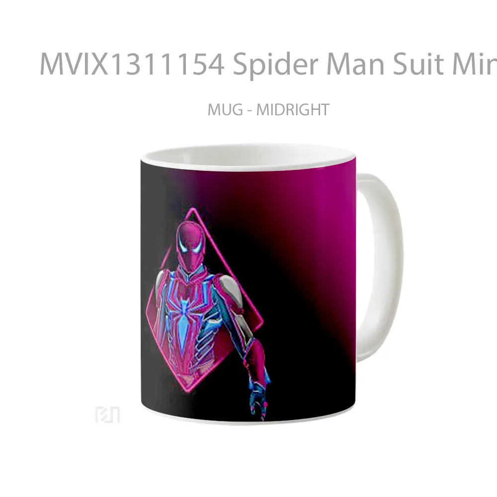 Mug Spider Man Suit Minimal Gelas Superhero - All-side / Desain