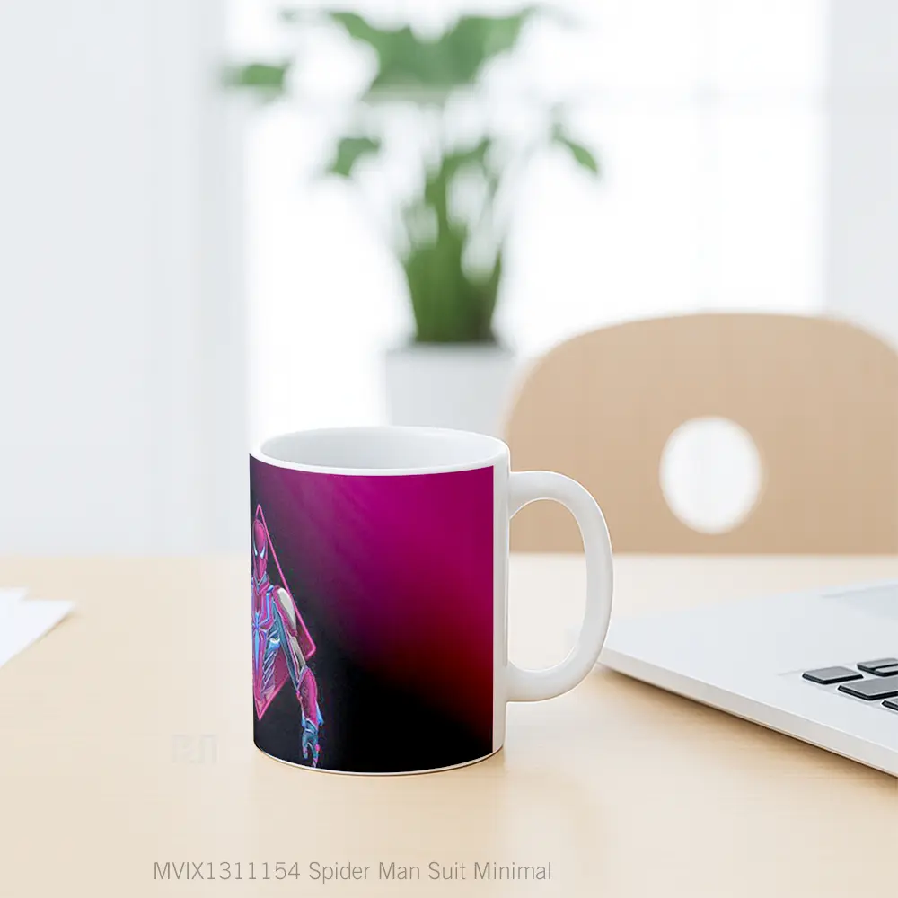 Mug Spider Man Suit Minimal Gelas Superhero - All-side / Desain