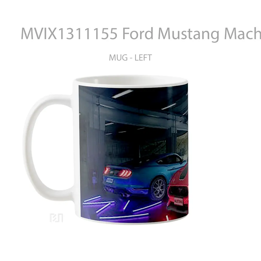 Mug Ford Mustang Mach 1 Cangkir Mobil - All-side / Desain