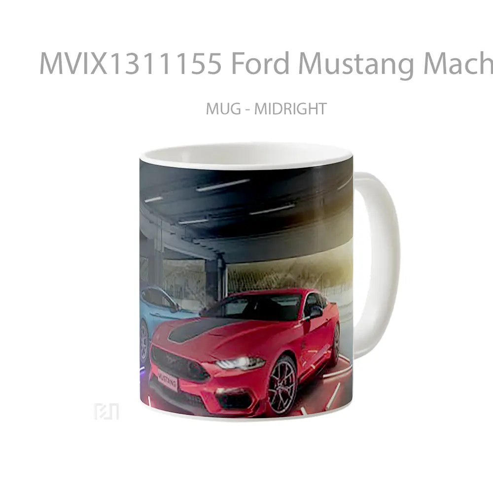 Mug Ford Mustang Mach 1 Cangkir Mobil - All-side / Desain