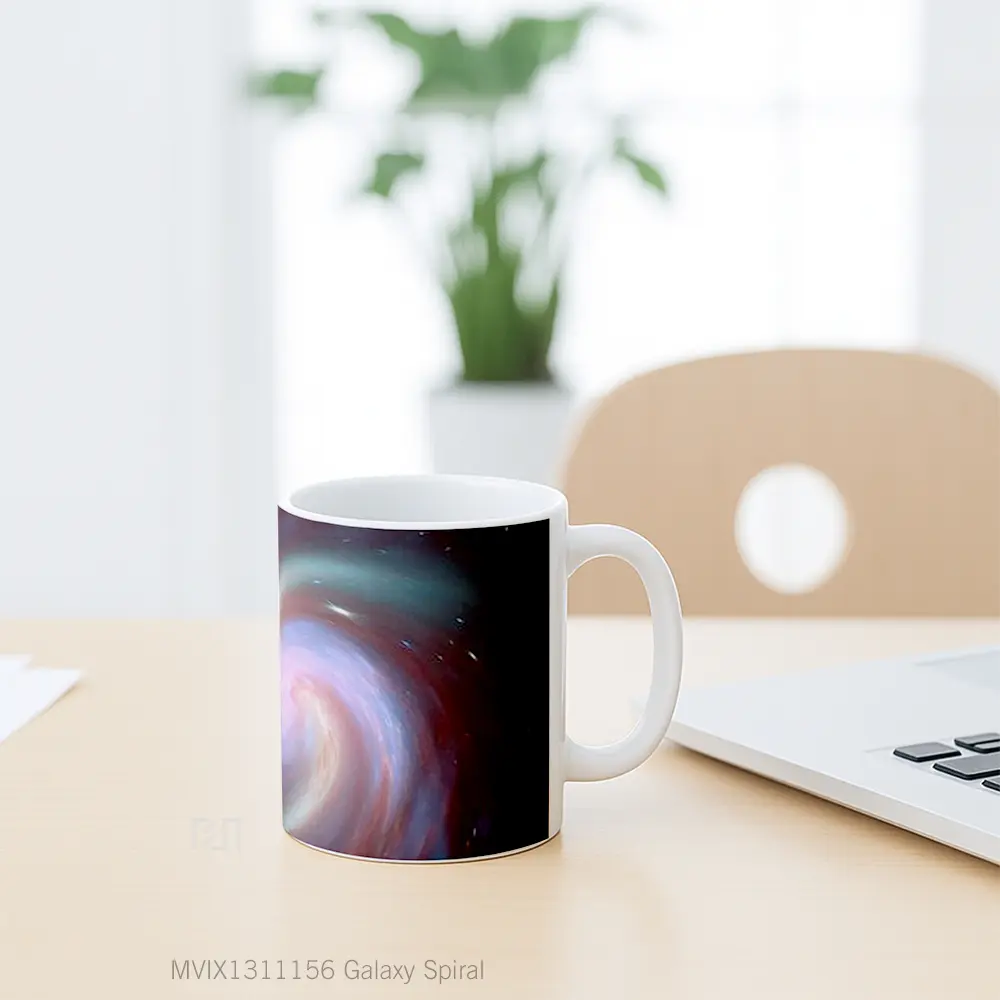 Mug Galaxy Spiral Gelas Astronomi - All-side / Desain