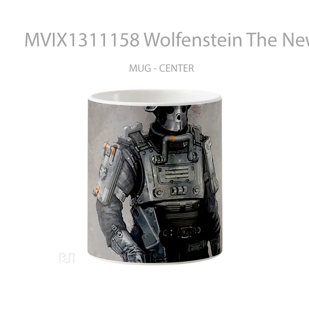 Mug Wolfenstein The New Order Gelas Keramik Unik