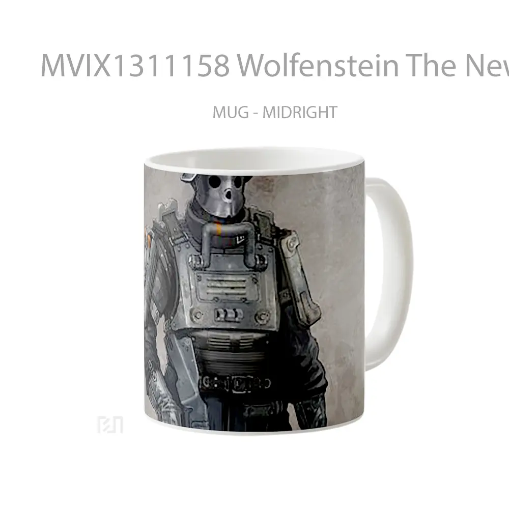 Mug Wolfenstein The New Order Gelas Keramik Unik - All-side / Desain