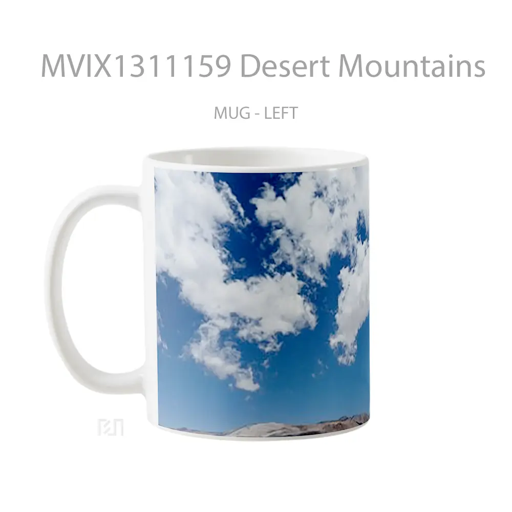 Mug Desert Mountains Gelas Pemandangan Alam - All-side / Desain