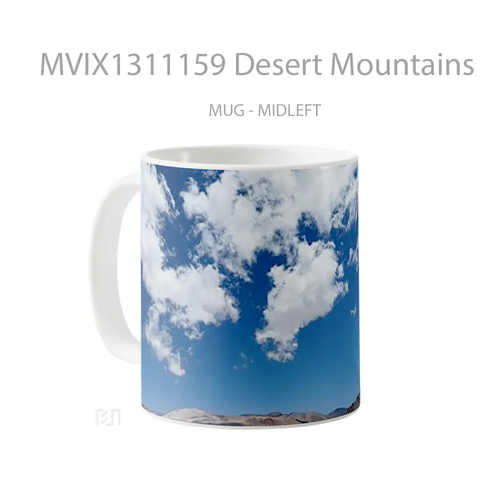 Mug Desert Mountains Gelas Pemandangan Alam - All-side / Desain
