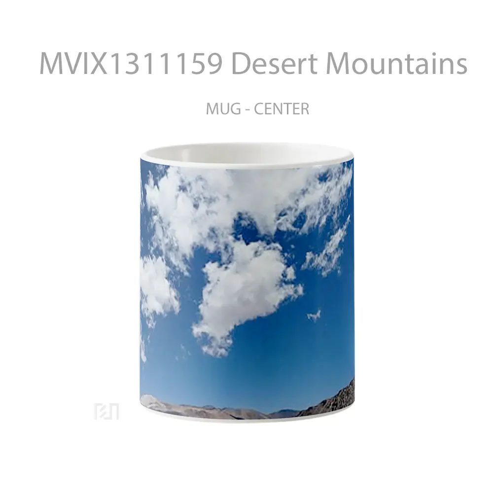 Mug Desert Mountains Gelas Pemandangan Alam