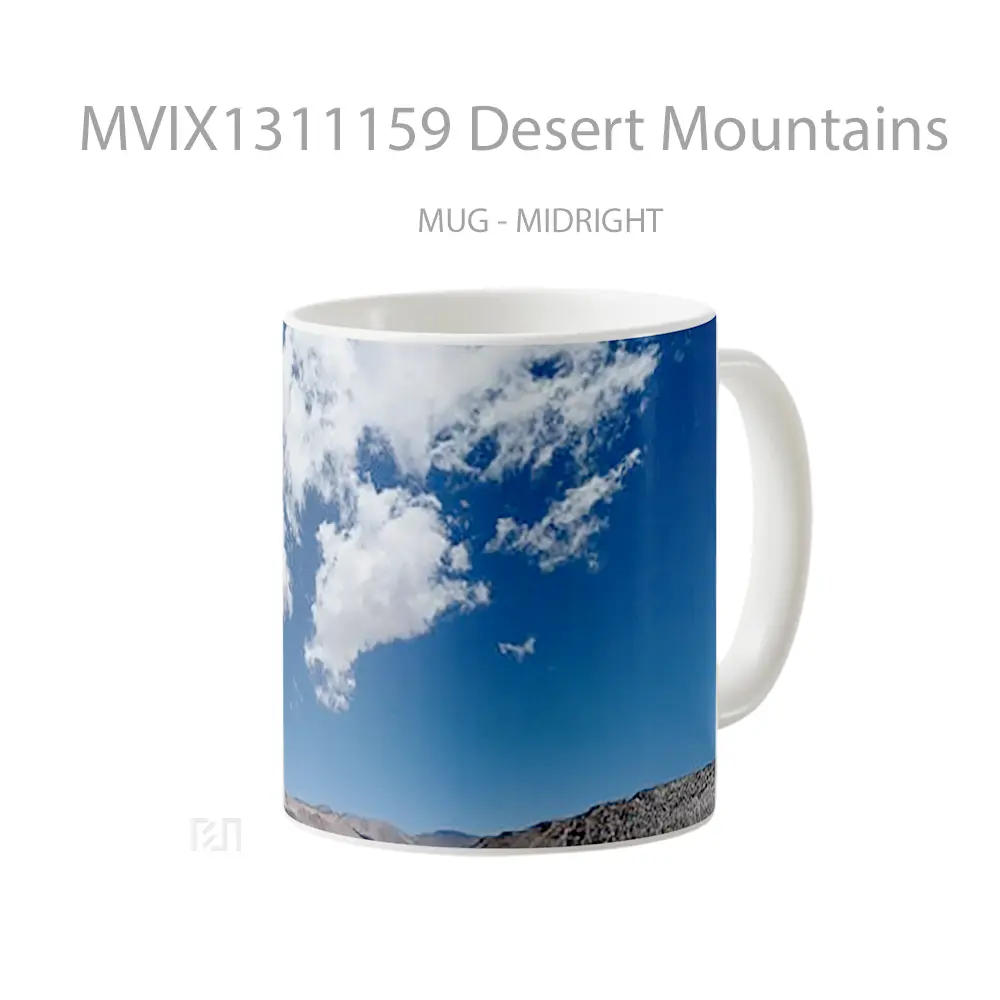 Mug Desert Mountains Gelas Pemandangan Alam - All-side / Desain