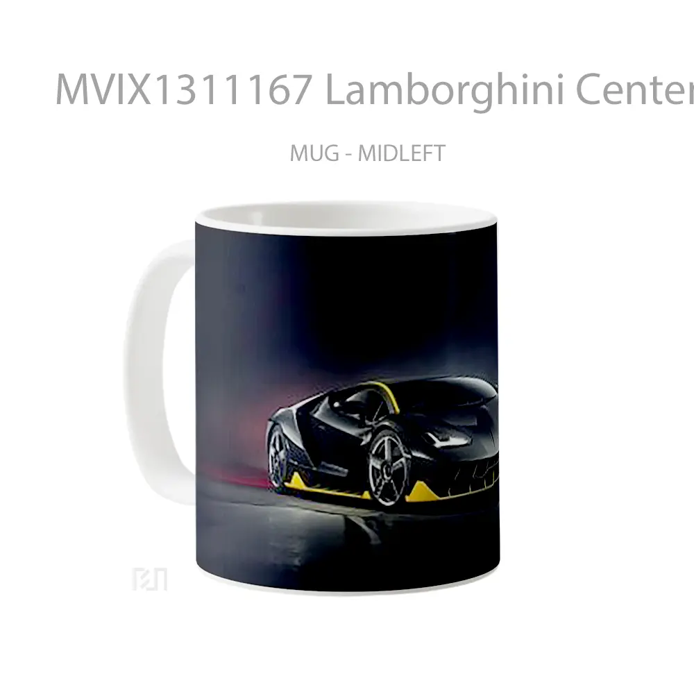 Mug Lamborghini Centenario Cgi Cangkir Mobil - All-side / Desain