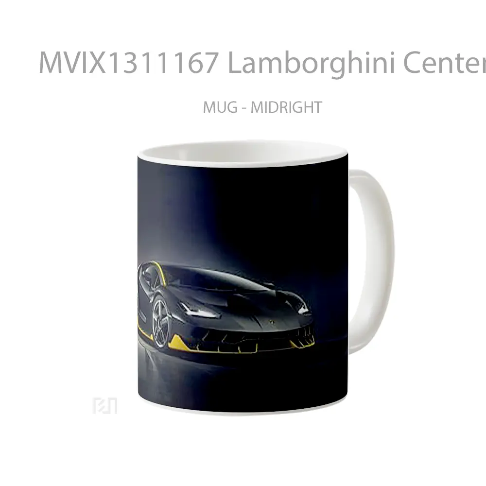 Mug Lamborghini Centenario Cgi Cangkir Mobil - All-side / Desain