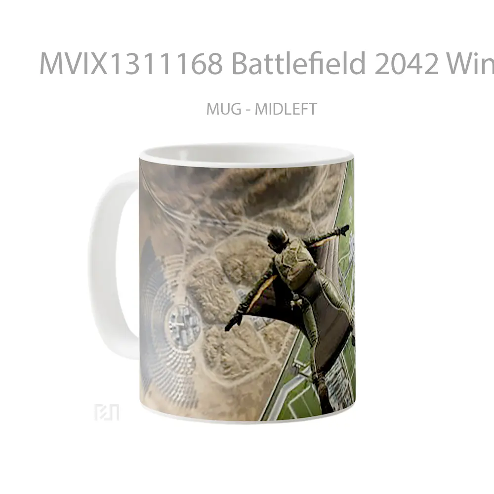 Mug Battlefield 2042 Wingsuit Gelas Keramik Unik - All-side / Desain