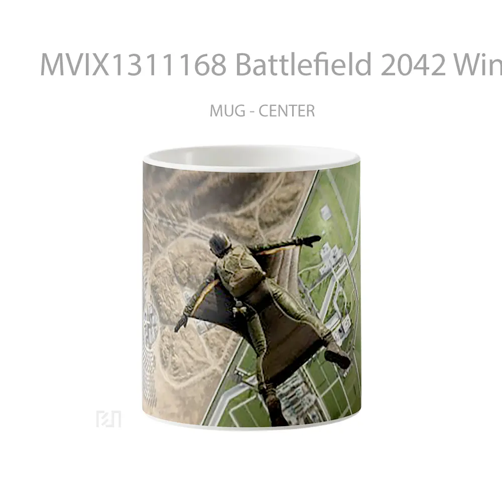 Mug Battlefield 2042 Wingsuit Gelas Keramik Unik