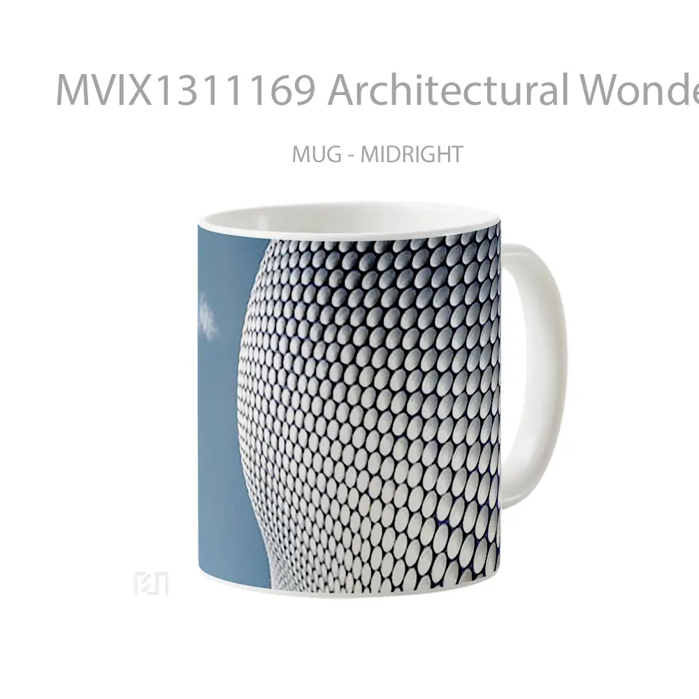 Mug Architectural Wonder Gelas Keramik Unik - All-side / Desain