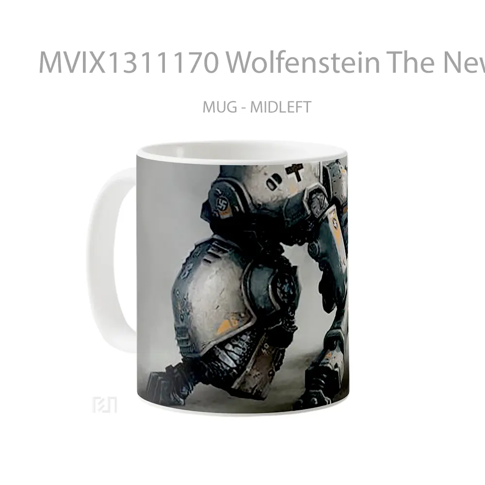 Mug Wolfenstein The New Order Artwork Gelas Seni Modern - All-side / Desain
