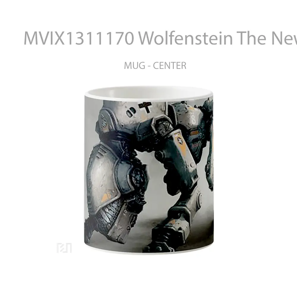 Mug Wolfenstein The New Order Artwork Gelas Seni Modern