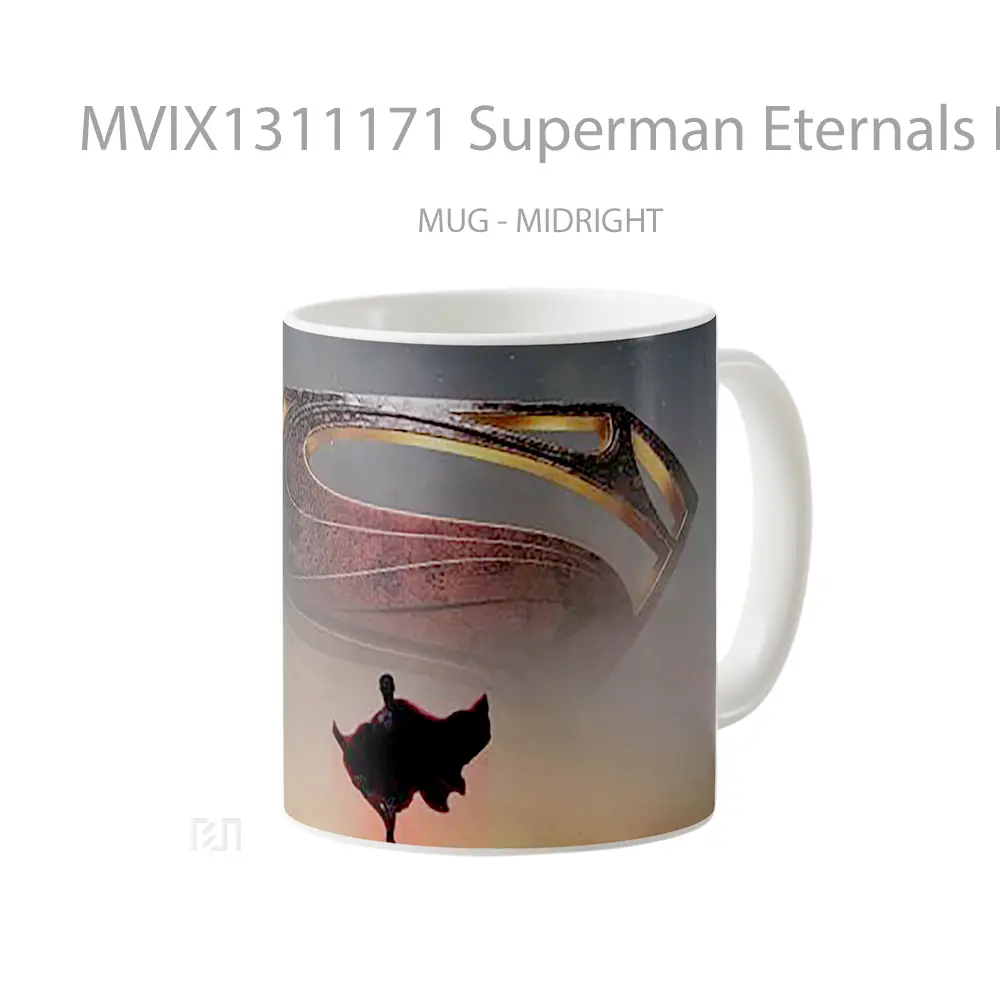 Mug Superman Eternals Poster Gelas Superhero - All-side / Desain