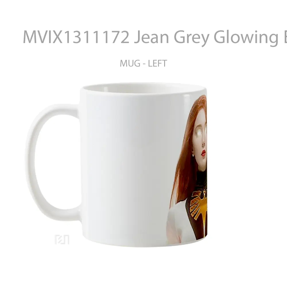 Mug Jean Grey Glowing Eyes Gelas Keramik Unik - All-side / Desain