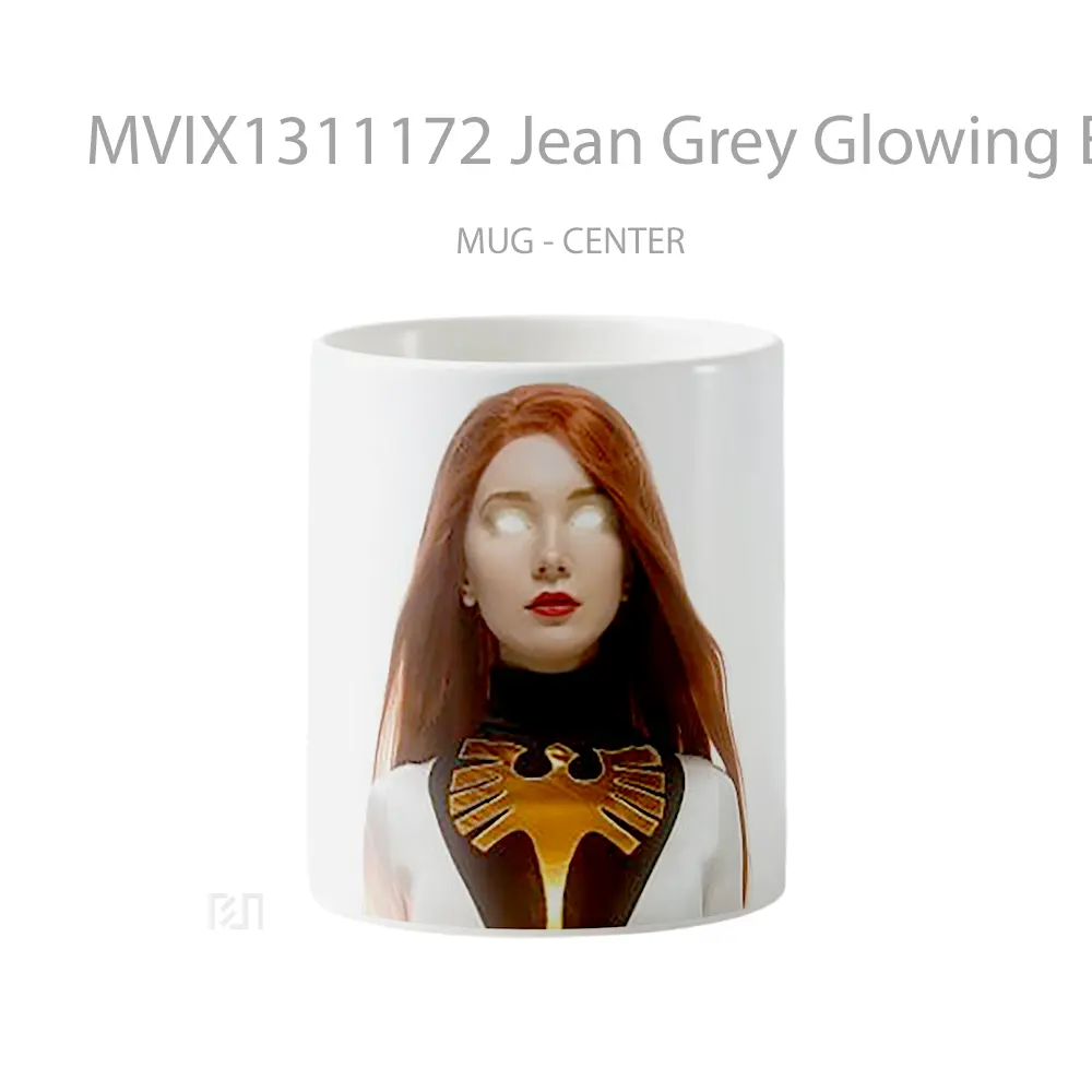 Mug Jean Grey Glowing Eyes Gelas Keramik Unik