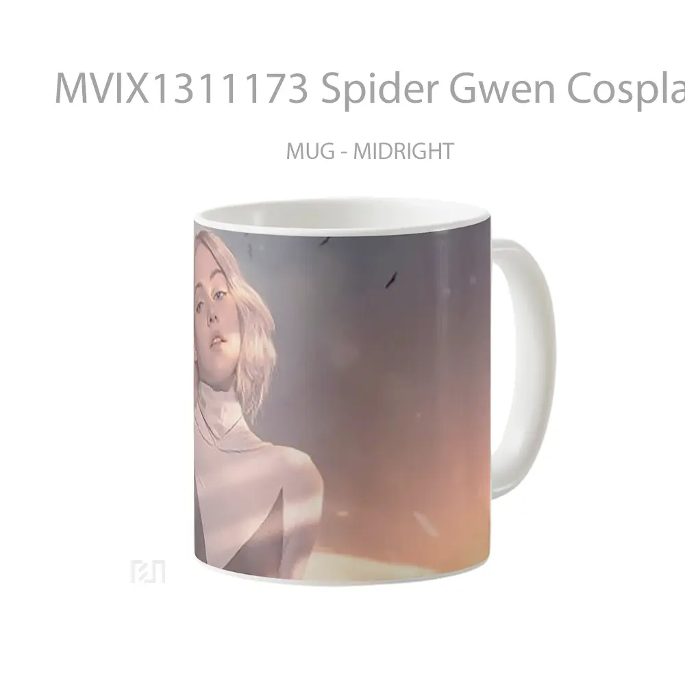 Mug Spider Gwen Cosplay Gelas Keramik Unik - All-side / Desain