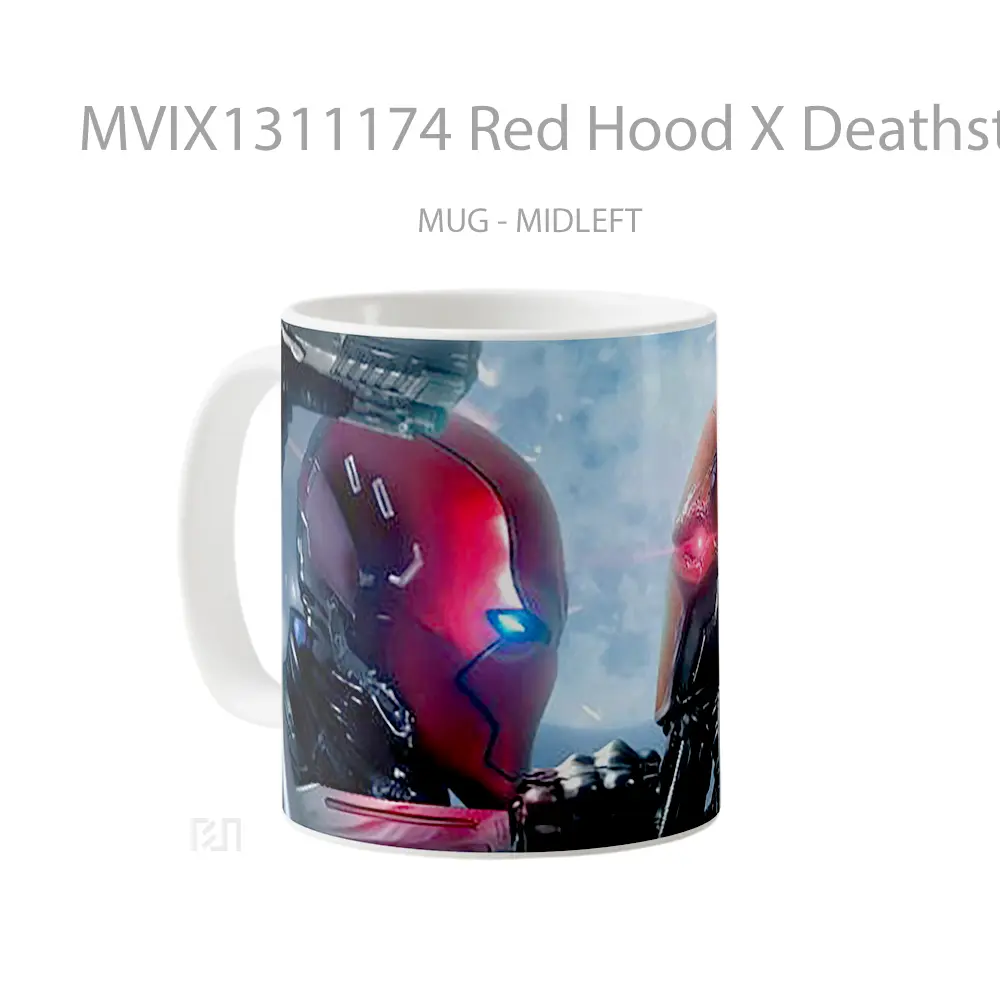 Mug Red Hood X Deathstroke Gelas Superhero - All-side / Desain
