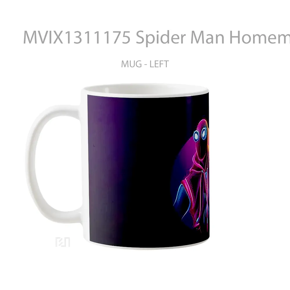 Mug Spider Man Homemade Suit Neon Gelas Superhero - All-side / Desain