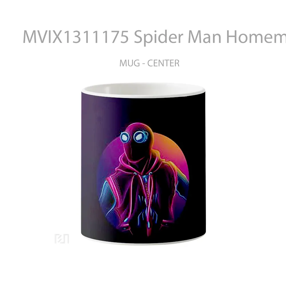 Mug Spider Man Homemade Suit Neon Gelas Superhero
