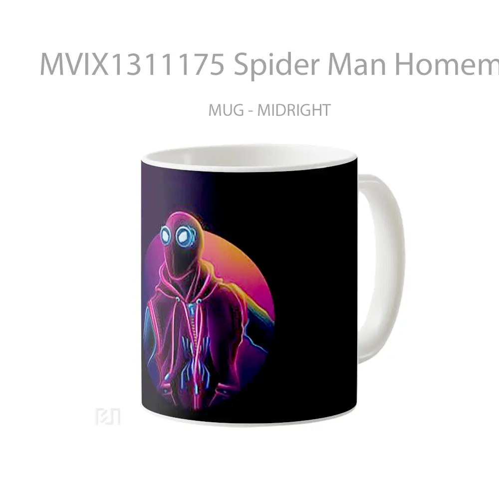 Mug Spider Man Homemade Suit Neon Gelas Superhero - All-side / Desain