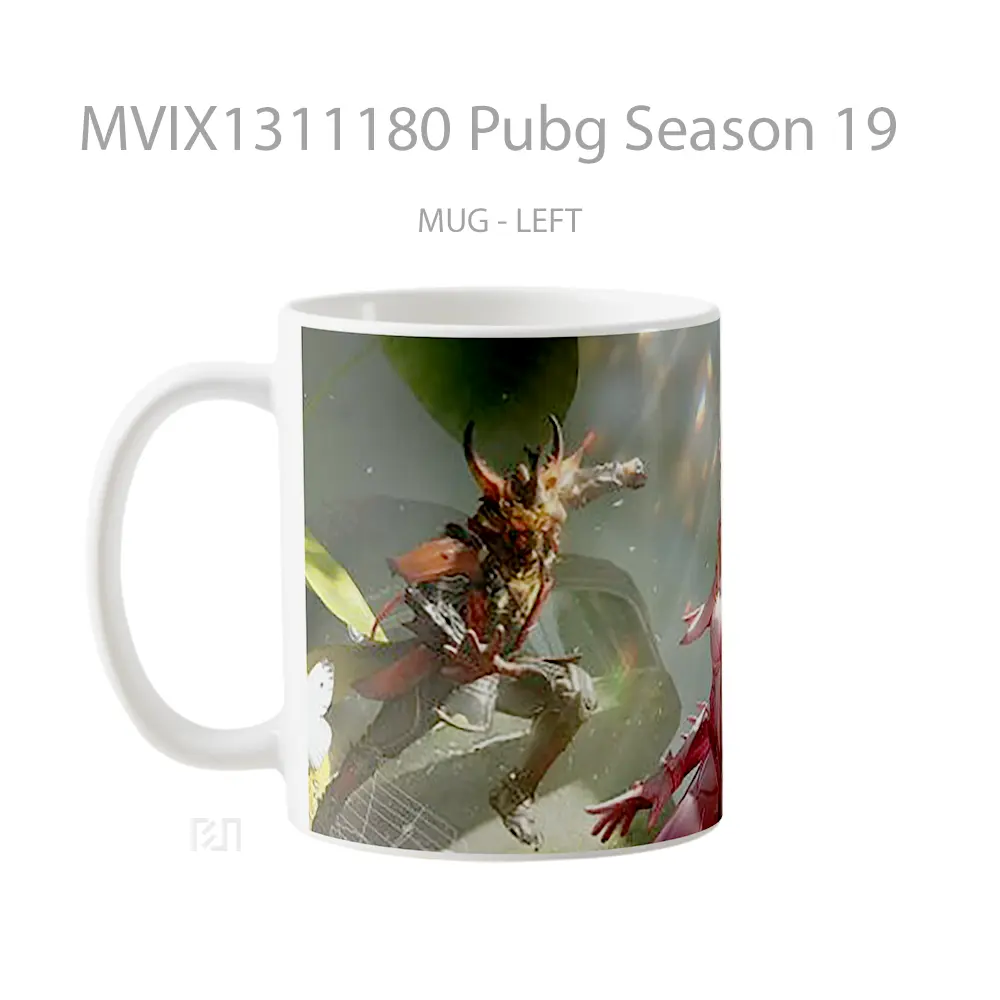 Mug Pubg Season 19 Cangkir Gamer - All-side / Desain