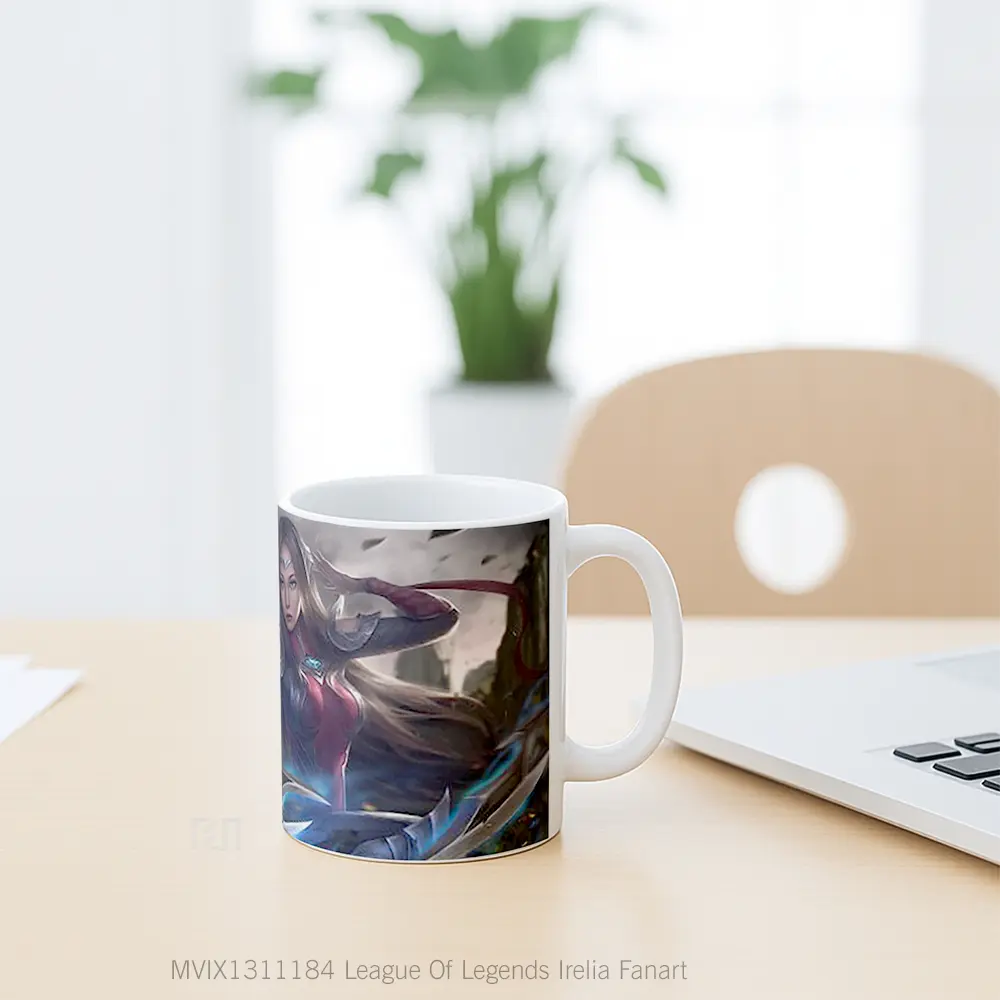 Mug League Of Legends Irelia Fanart Cangkir Gamer - All-side / Desain