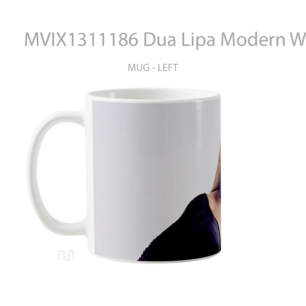 Mug Dua Lipa Modern Weekly Style China Gelas Selebriti - All-side / Desain