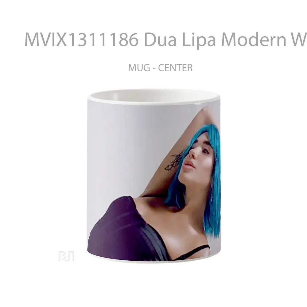 Mug Dua Lipa Modern Weekly Style China Gelas Selebriti