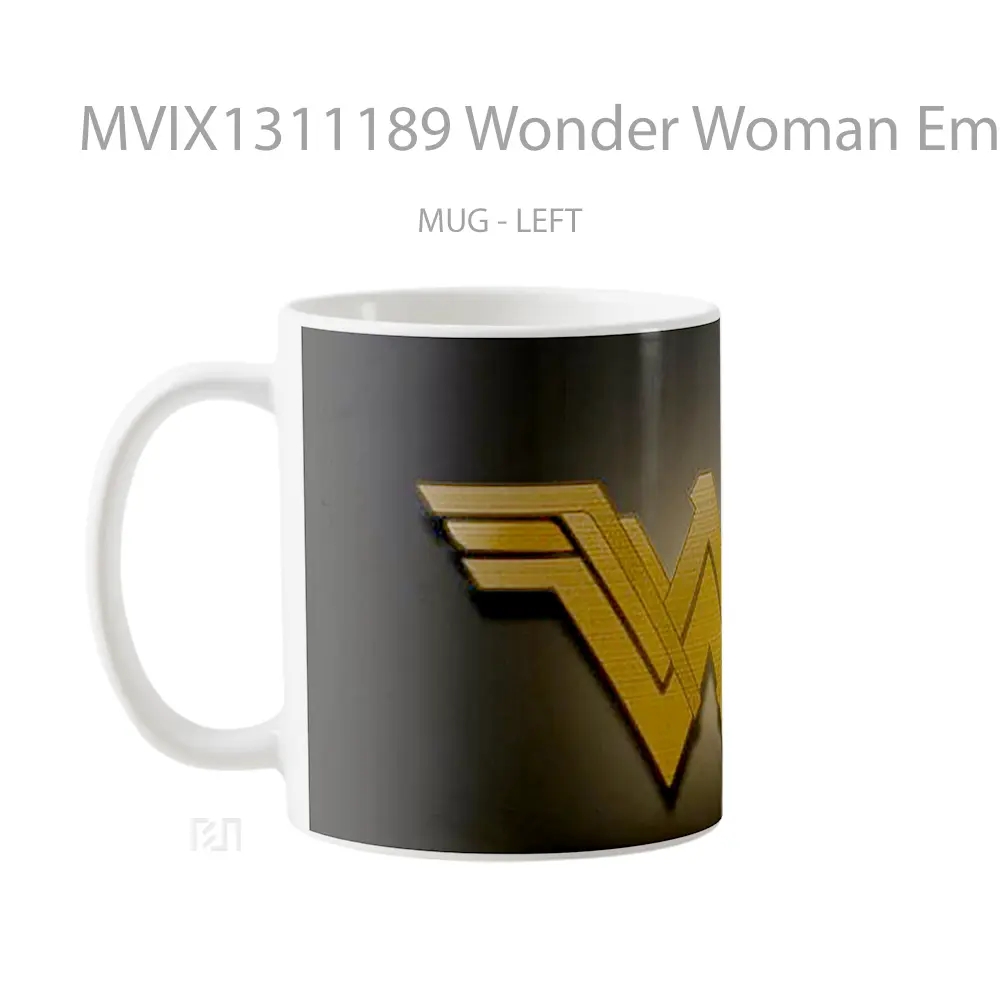 Mug Wonder Woman Emblem Gelas Superhero - All-side / Desain