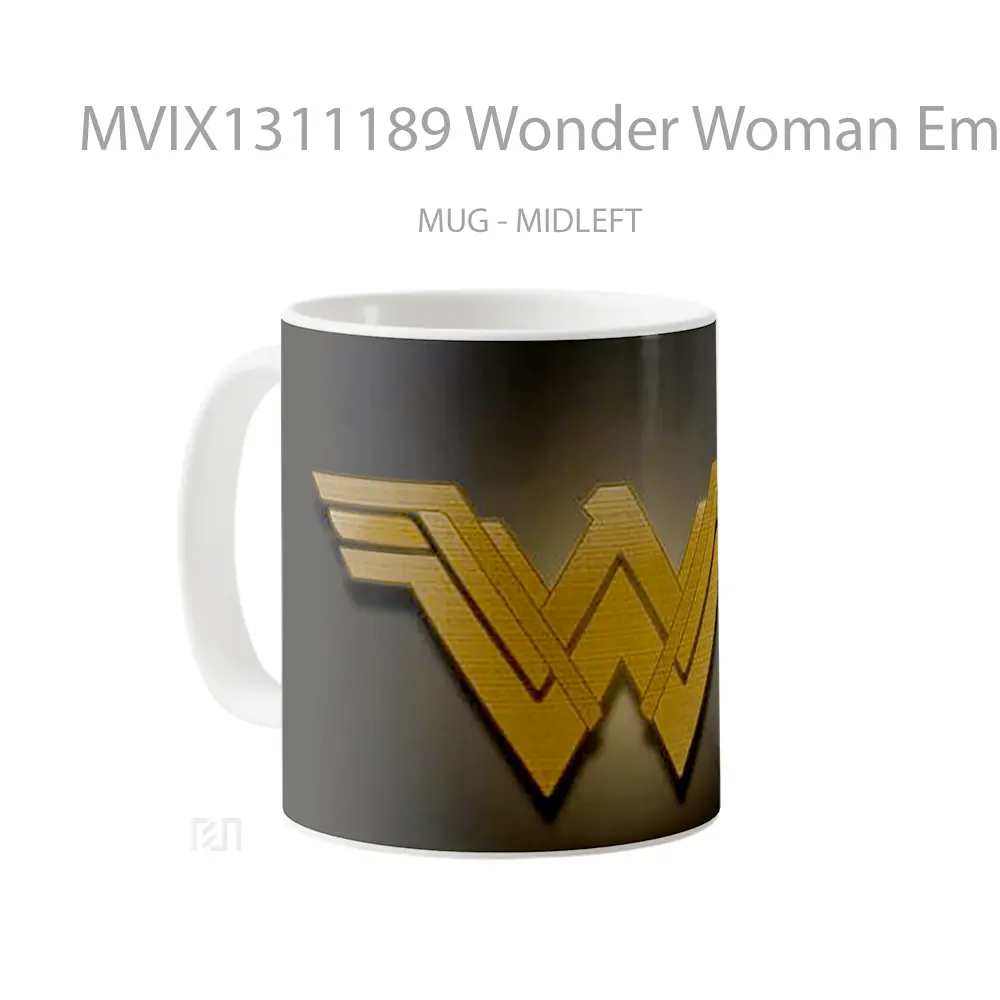 Mug Wonder Woman Emblem Gelas Superhero - All-side / Desain