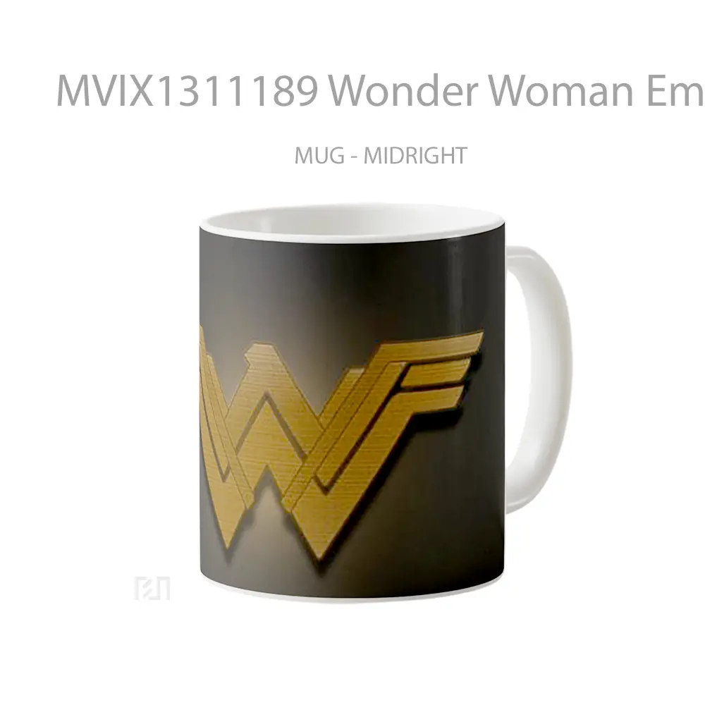 Mug Wonder Woman Emblem Gelas Superhero - All-side / Desain